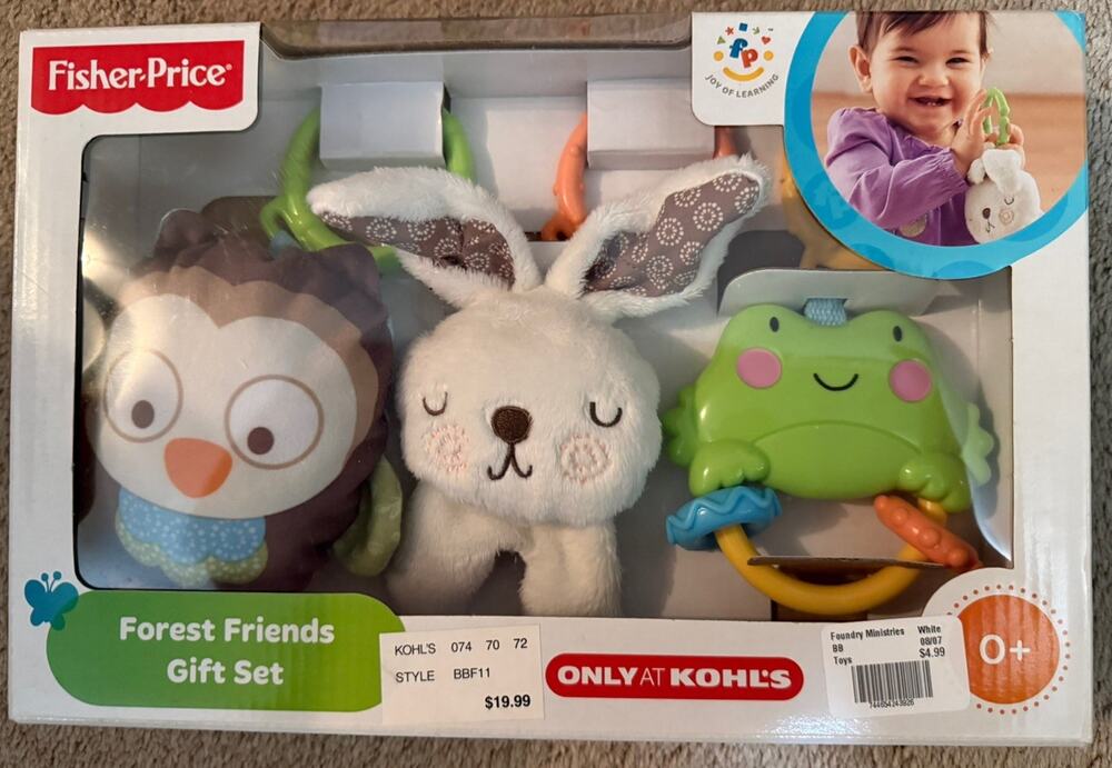 Fisher Price Forest Friends Gift Set Kohl's Exclusive New Sealed